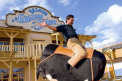 do you wanna try to ride a Bull? In Western city Tatralandia you can