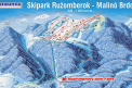 map of Skipark Ružomberok